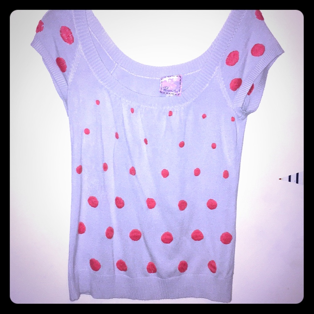 Anthropologie Parameter Polka Dot Short Sleeve